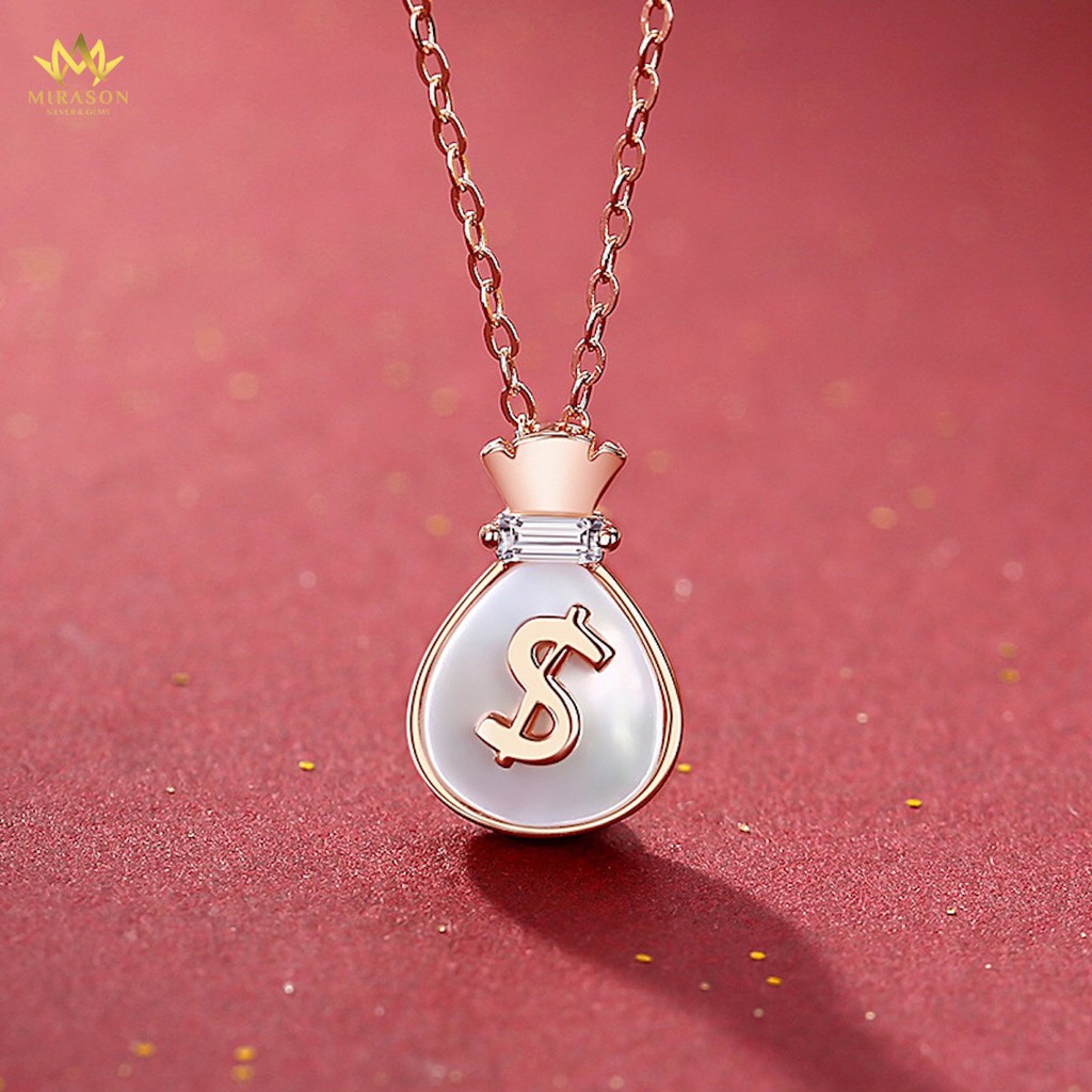 MIRASON สร้อยคอเงินผู้หญิงสําหรับโชคลาภ MDC072