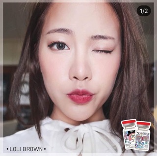 คอนแทคเลนส์ Loli Brown - Mimi by Toni