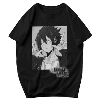 ผลิตภัณฑ์ใหม่👕เสื้อยืดแขนสั้น ผ้าฝ้าย พิมพ์ลาย Tamaki Amajiki Boku No Hero Academia สําหรับผู้ชาย