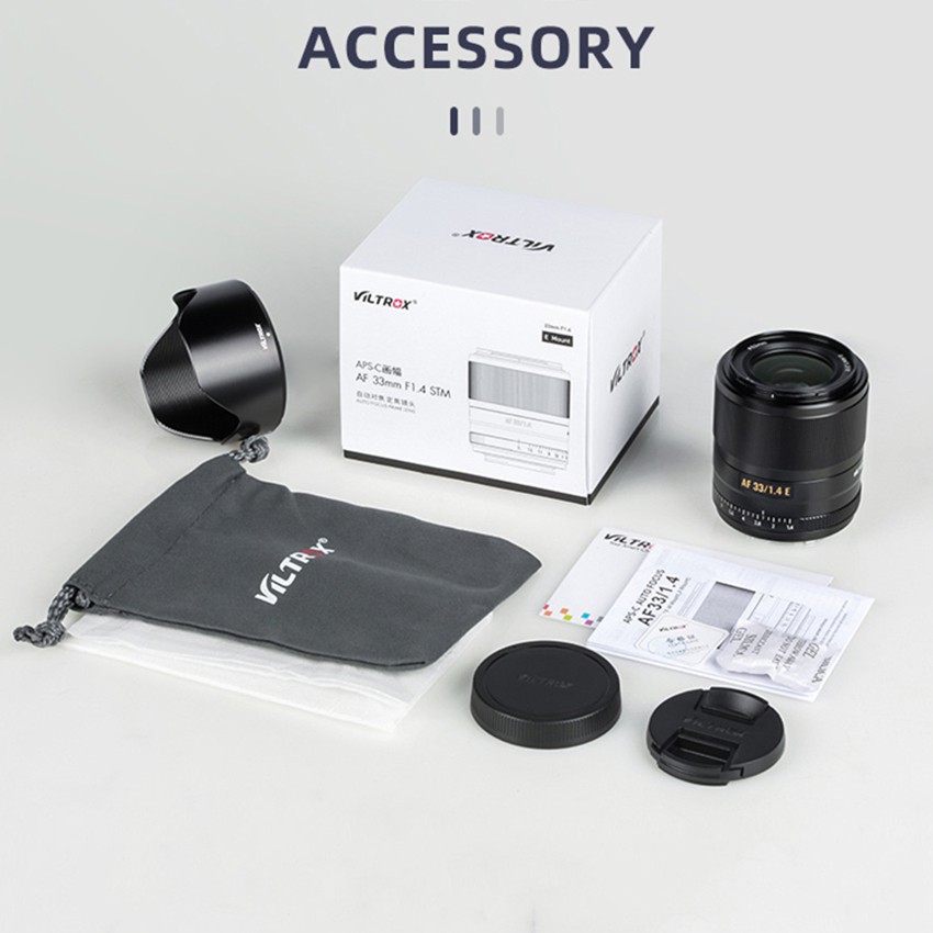 Viltrox 33mm f1.4 ออโต้โฟกัสเลนส์ APS-C สำหรับ Sony E เมาท์ A7M3 A9 A7C A7RIV