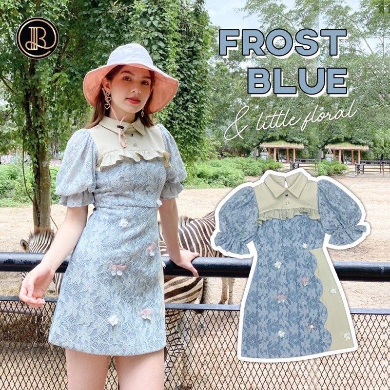 🍧Used Once Frost Blue Mini Dress : size S  from @blt_brand