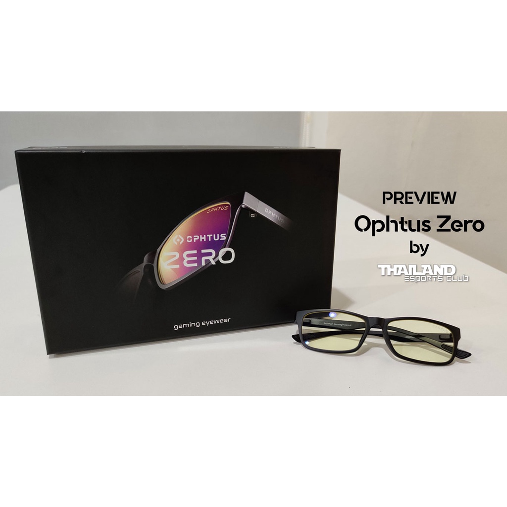 Ophtus แว่นกรองแสงสำหรับเกมเมอร์ รุ่น Zero เลนส์ RetinaX Amber ของแท้มือ 1