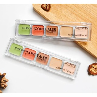 badgeCatrice Allround Concealer 010เครื่องสำอาง,คอนซีลเลอร์,ปกปิด,ปิดริ้วรอย,พาเลท (5color)