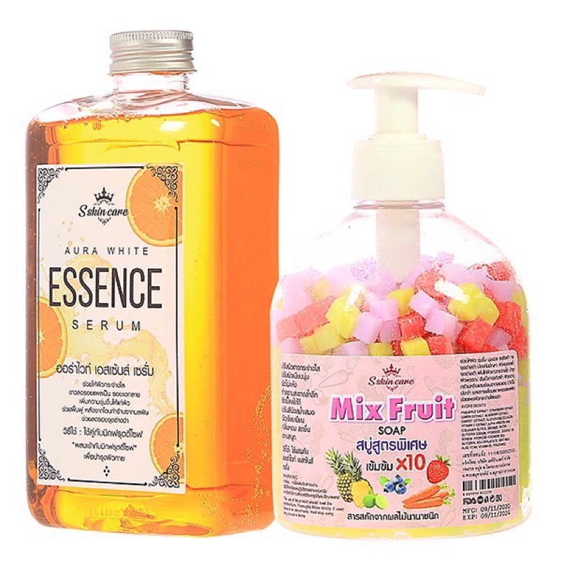 มิกซ์ ฟรุต สบู่สูตรพิเศษเข้มข้น X10 Mix Fruit Soap