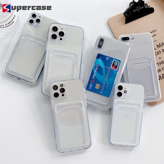 เคสโทรศัพท์มือถือแบบนิ่ม TPU ใส พร้อมช่องใส่บัตร สําหรับ OPPO Reno 8 Pro 8 7 Lite 8Z 7Z Find X5 Lite A96 5G Realme 9 Pro 9i C31 Narzo 50 Pro 50a 50i