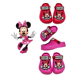 Minie Mouse Disney ลิขสิทธิ์แท้ 100% รองเท้าหัวโตเด็ก ลายมิกกี้เม้าส์มินนี่เม้าส์ (27-35)