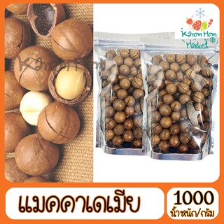 แมคคาเดเมีย อบ ไม่ปรุงรส เกรดA100% 1000g  ธัญพืช ถั่ว แมคคา แม็คคา