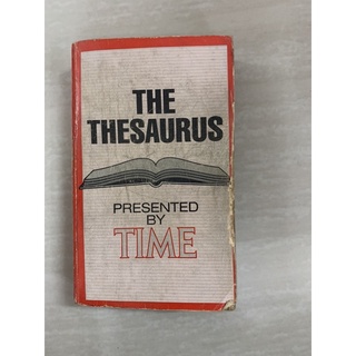 หนังสือ The Thesaurus Presented by Time มือ 2