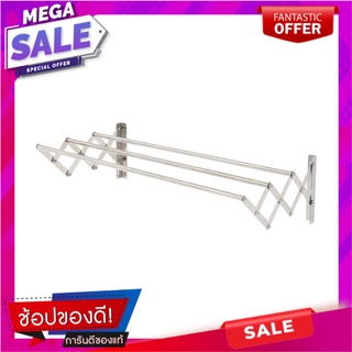 ราวติดผนังสเตนเลสรุ่นตรง3เส้น 80cm PLIM ราวตากผ้า WALL RACK STAINLESS 3 BARS 80cm PLIM อุปกรณ์ตากผ้า