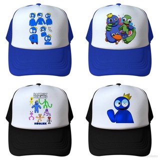 Yb2 Roblox หมวกเบสบอลแฟชั่น ลายการ์ตูนเป็ด สายรุ้ง ระบายอากาศ สําหรับเด็ก