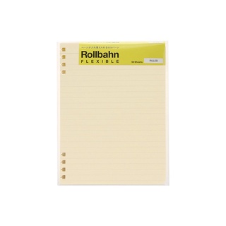 Rollbahn FLEXIBLE refill ruled L/50 Sheets/Notebook/Ruled/Memo/Stationery