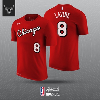 เสื้อยืดผ้าฝ้ายพิมพ์ลายแฟชั่นChicago Bulls 8 Zach Lavine CITY Edition 2022/22 เสื้อยืดบาสเก็ตบอล