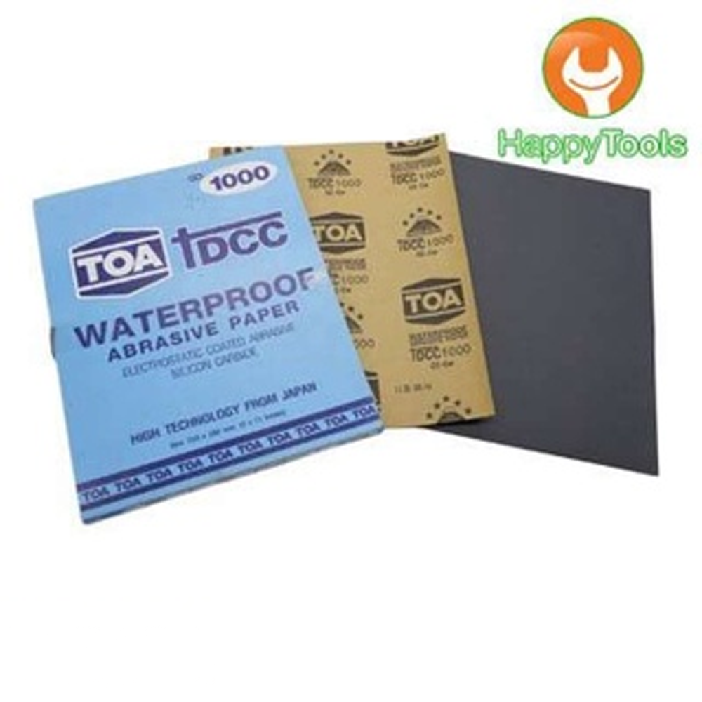 กระดาษทรายขัดน้ำ TOA TDCC เบอร์ 1000 จำนวน 60 แผ่น
