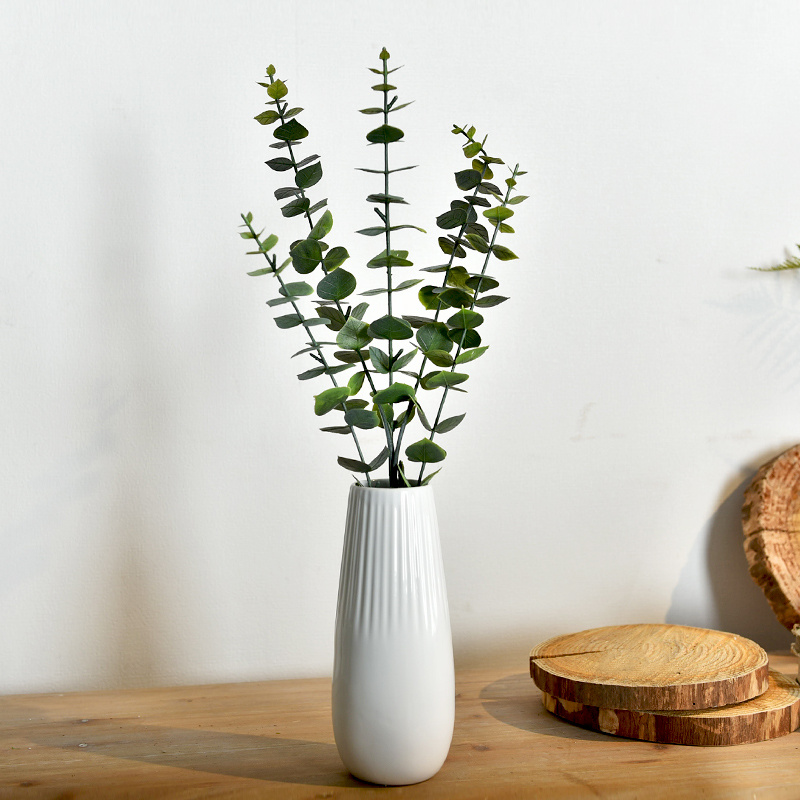 ดอกไม้ประดิษฐ์ใบไม้สีเขียวสําหรับตกแต่งบ้าน - รูปที่ 3