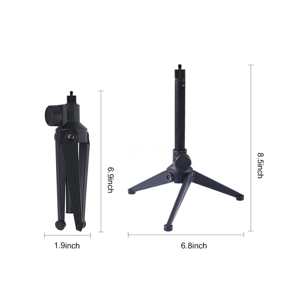PULUZ Portable Sturdy Desktop Adjustable Tripod Stand Selfie Stick Mount Holder PU408 #5