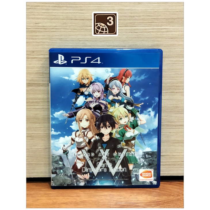 PS4 Games : SAO Sword Art Online Game Director's Edition โซน3 มือ2 แผ่นสวย