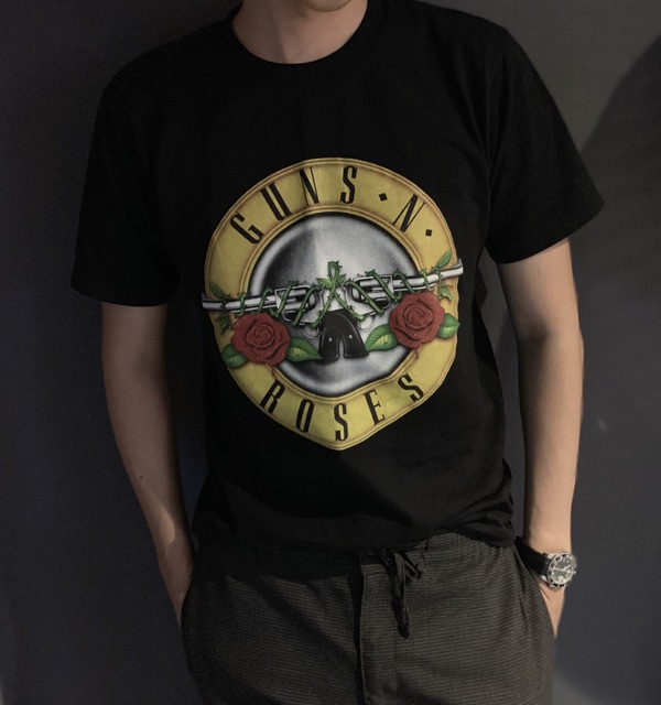 เสื้อ GUN N ROSES ส่งฟรี  สีสกรีนสด ฮิตมาก พร้อมส่ง ราคา ถูกที่สุด ดีลบีเคเค แกลเลอรีภาพที่ 4
