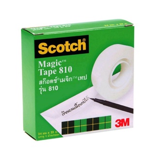 สก๊อตช์® เทปขุ่น # 810 เมจิก เทป Scotch Magic Tape # 810