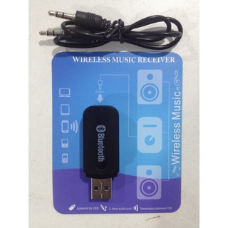 Bluetooth Wireless Music Receiver ตัวรับสัญญาณบลูทูธ จากโทรศัพท์ คอมพิวเตอร์ เพื่อเข้าเครื่องเสียง ใช้ไฟ Power 5V