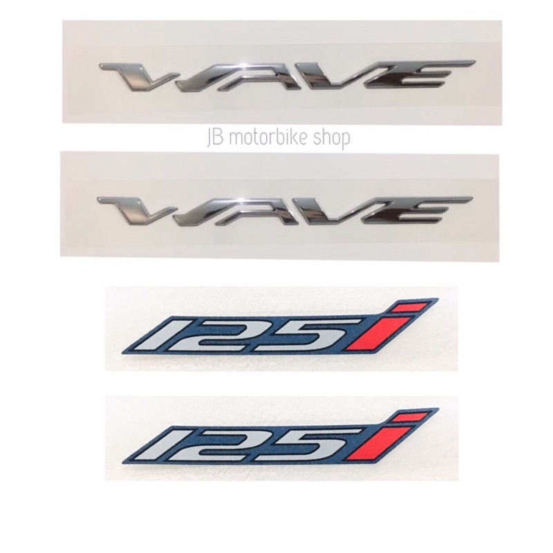 โลโก้WAVE125i (ตัวนูน) สติ๊กเกอร์แท้ศูนย์
