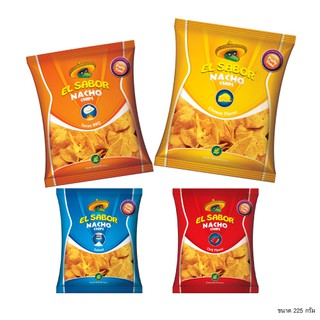 Set 3 ห่อEl Sabor Nacho Chips225กรัม(คละรสได้)