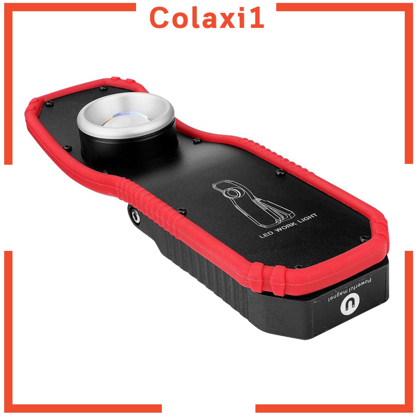 [COLAXI1] LED COB Flashlight Magnetic Camping High-Low Modes Lighting ...