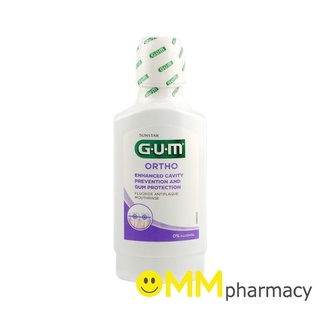 น้ำยาบ้วนปากสำหรับคนจัดฟัน GUM ORTHO 300ML.