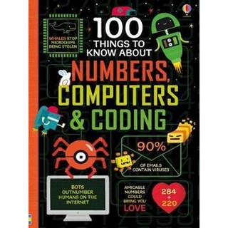 หนังสือภาษาอังกฤษ 100 THINGS TO KNOW ABOUT NUMBERS, COMPUTERS &amp; CODING มือหนึ่ง