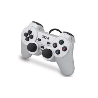 Joy Oker จอยเกมส์ U-706 Joy stick จอย USB For PC มีระบบสั่น มีประกันศูนย์ไทย