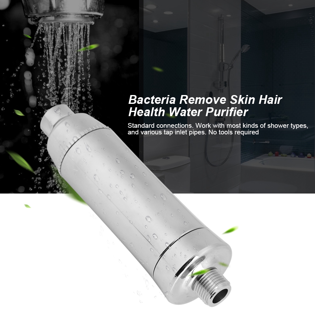 Wheelton Shower Filter Chlorine/Bacteria Remove Skin Hair Health Water Purifier xguli.th
