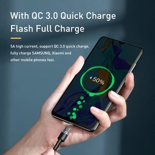 Baseus สายเคเบิล USB-C to USB-C 100W PD2.0 สายชาร์จเร็ว สำหรับ Type-C Fast Charge
