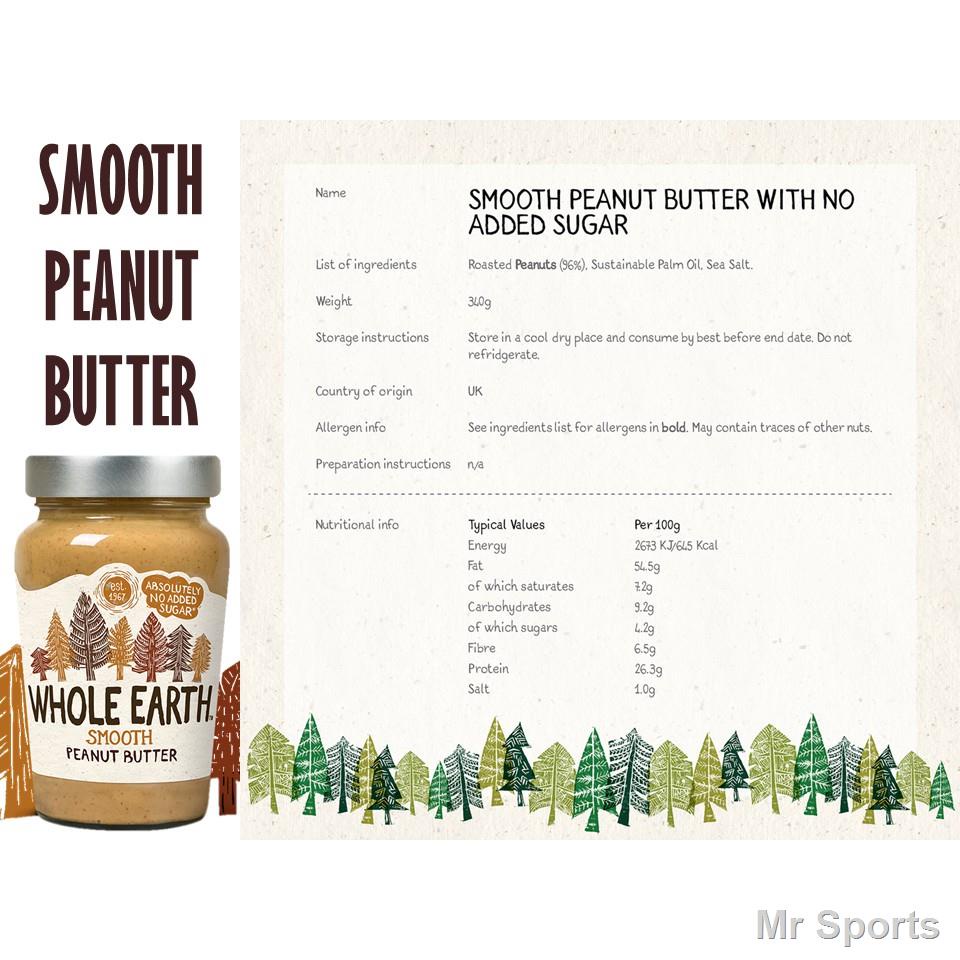 .Whole Earth Peanut Butter เนยถั่ว โปรตีนสูง 340g y2cf85j47p ThaiPick