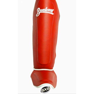 Buakaw Shin Guard Red (Semi PU)