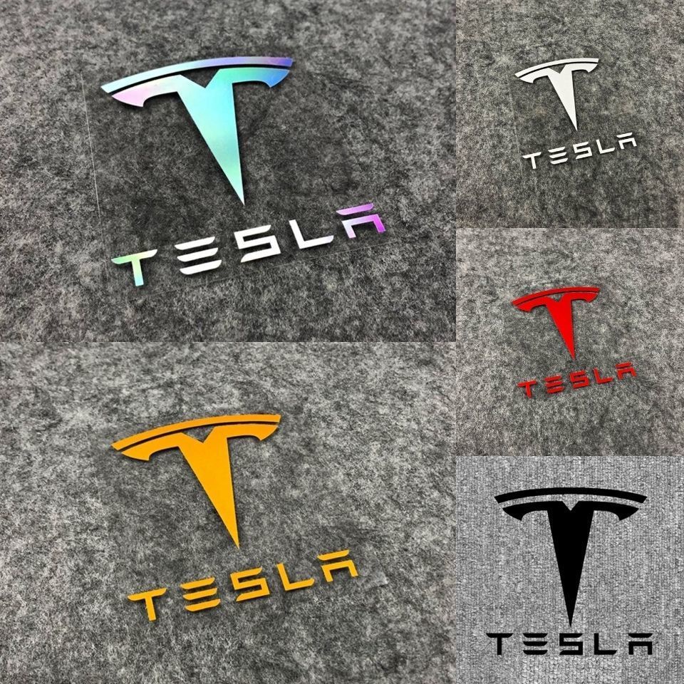 TESLA logo sticker MODEL S MODEL3 MODEL X MODEL Y Cybertruck computer luggage hollow body sticker
