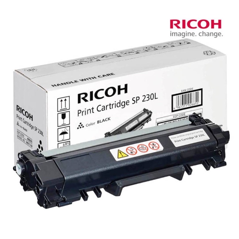 ผงหมึก สีดำ Ricoh SP230L  ใช้กับเครื่องปริ้นเตอร์ Ricoh SP230DNw/ SP230SFNw  ปริมาณการพิมพ์ จำนวน 1,200 แผ่น