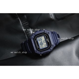 CASIO ของเเท้ CMG รุ่น W-218H-2AVDF สีน้ำเงินเข้ม สินค้าใหม่ ของแท้ รับประกันศูนย์ CMG