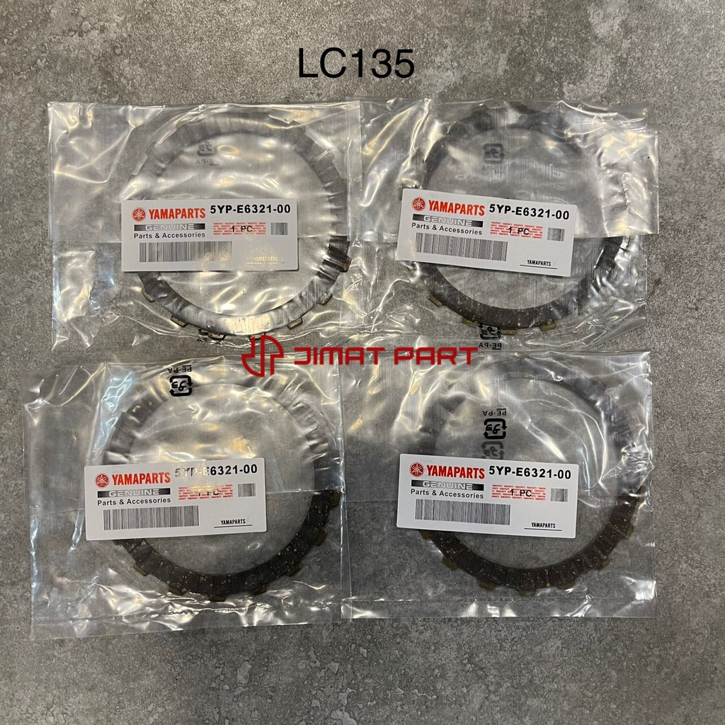 YAMAHA LC135 135LC LC 135 4S CLUTCH PLATE SET KLAC CLUTCH PLATE PLAT CLUTCH DISC CLUTCH SPEED