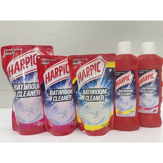 (2 กลิ่น) Harpic Bathroom Cleaner ฮาร์ปิค ผลิตภัณฑ์ทำความสะอาดห้องน้ำ