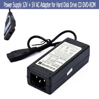 อุปกรณ์ชาร์จพาวเวอร์ซัพพลาย 12v + 5 V Ac อะแดปเตอร์ Hard Disk Drive Hdd Cd Dvd - Rom