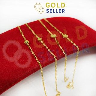 [กรอกโค้ด 11FASH150 ลดเพิ่ม150.-] Goldseller สร้อยข้อมือทอง ลายคั่น คละลาย น้ำหนัก 1 กรัม ทองคำแท้ 96.5