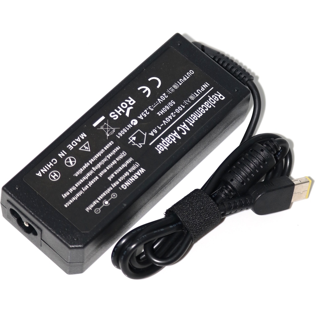 20V 3.25A 65W AC power adapter แล็ปท็อปสําหรับ Lenovo Thinkpad Charger E440 E450 E470 E550 E560 E570