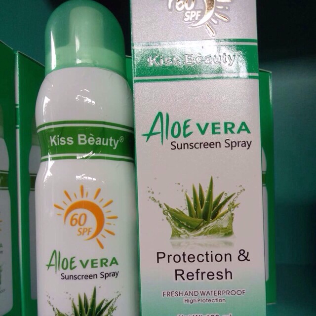 📌Kiss beauty Aloe vera Sunscreen Spray SPF60