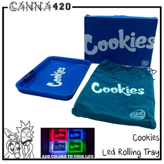 ถาด LED Cookies Rolling Tray ถาดโรล มีไฟ วิปวับ ถาดสำหรับใส่ของ ถาดสำหรับโรล มี ไฟLED พร้อมที่ชาร์ท