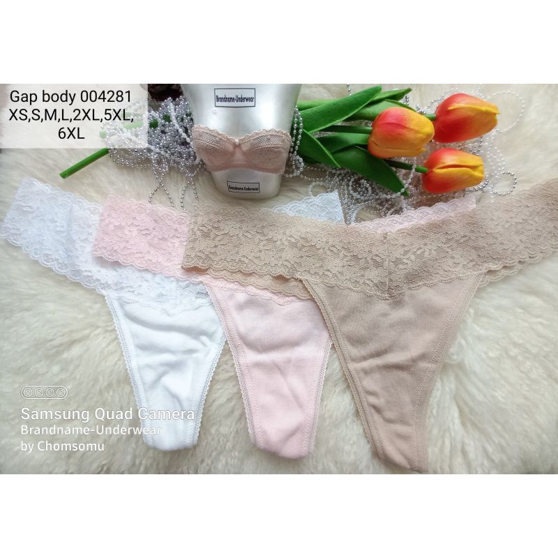 G@p body  สุ่มมีป้าย-ไม่ติดป้าย Size XS-5XL ชุดชั้นใน/จีสตริง 004281