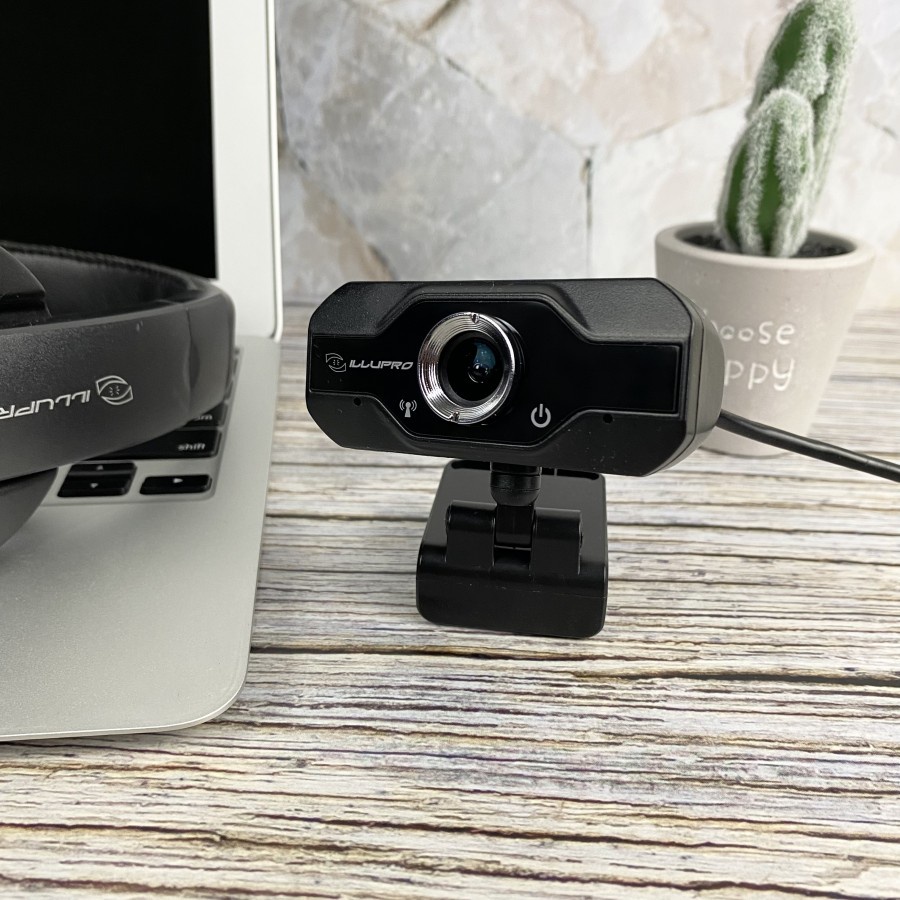 ILUPRO Webcam WC-300 1080p Full HD Illusion Zoom Meeting Skype Camera