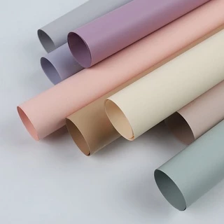 (พร้อมส่ง)กระดาษห่อช่อดอกไม้สีพาสเทล/สีเอิรธ์โทน/กระดาษห่อช่อดอกไม้เกาหลี/กระดาษเกาหลี