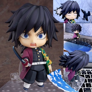 โมเดล Demon Slayer Giyu Tomioka 10cm Water Breathing (GSC Version) Water Hashira PVC Figure ดาบพิฆาตอสูร Figure Kimetsu No Yaiba: Mugen Ressha-Hen Nendoroid 1408#