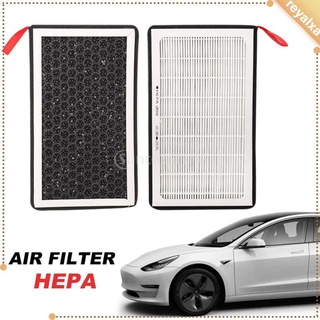 อะไหล่ไส้กรองอากาศ Hepa คาร์บอนอุปกรณ์เสริมสําหรับ Tesla Model 3