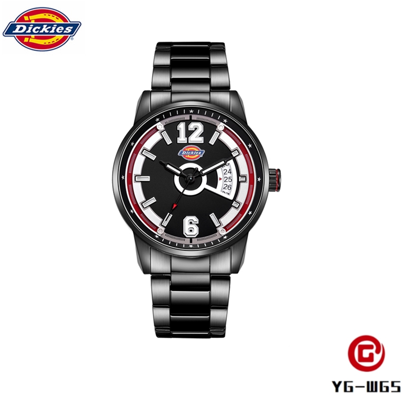 นาฬิกาข้อมือ Dickies watch fashion leisure men's watch sports watch waterproof men's steel band Watc