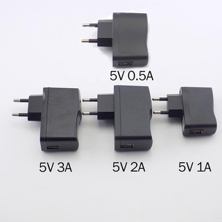 อะแดปเตอร์พาวเวอร์ซัพพลาย 5V 0.5A 1A 2A 3A Micro USB AC เป็น DC 100V-240V เอาท์พุตโทรศัพท์